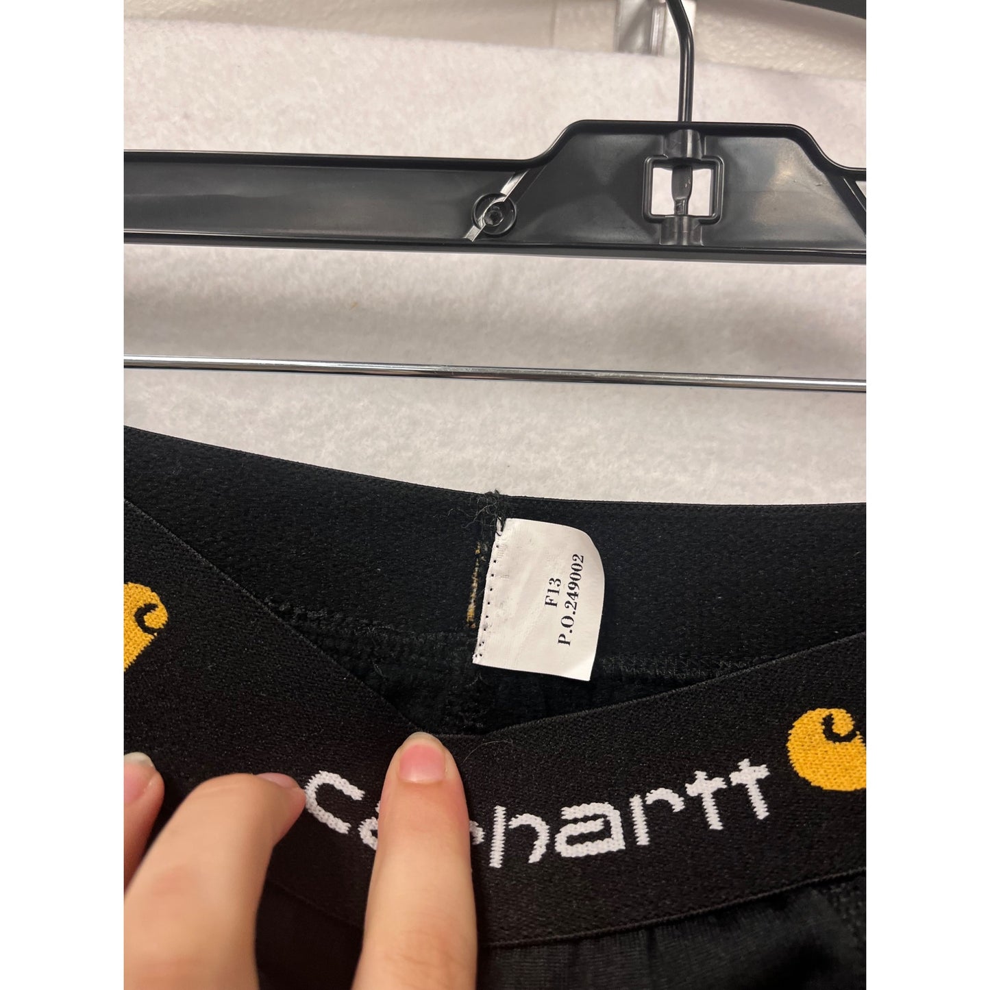 Carhartt Mens Black Thermal Fleece Lined Pants 2-3XL #366A