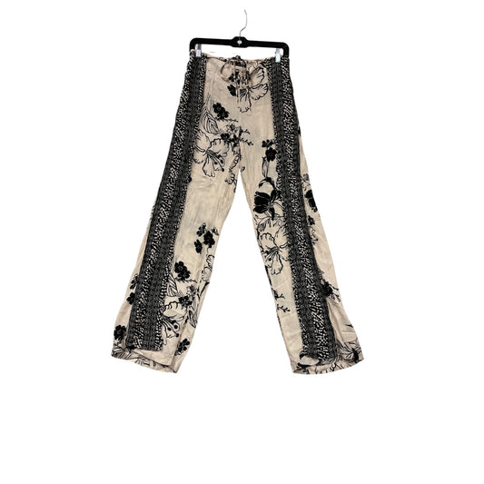 Rewash Large Floral Print Rayon Pants #679A