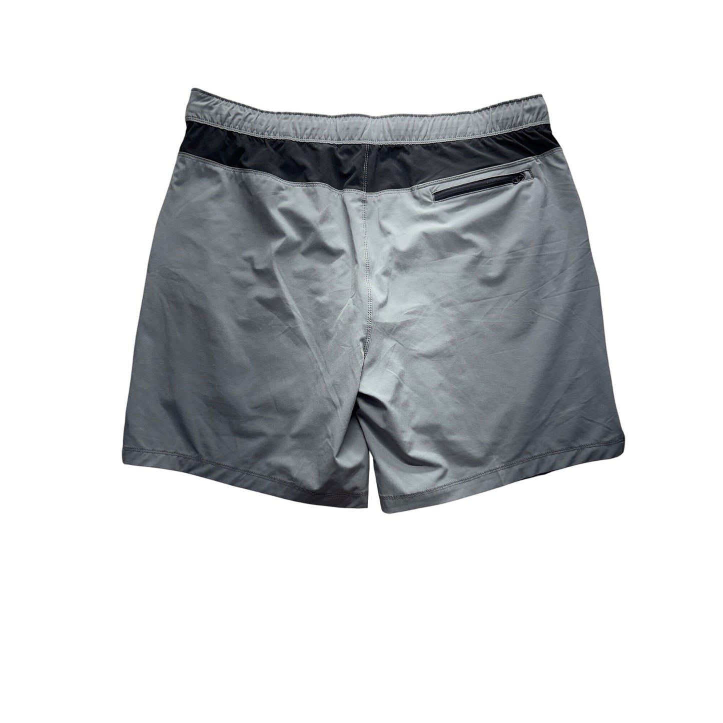 Speedo Mens Gray Swim Shorts With Elastic Waist & Back Pocket XXLT #9575