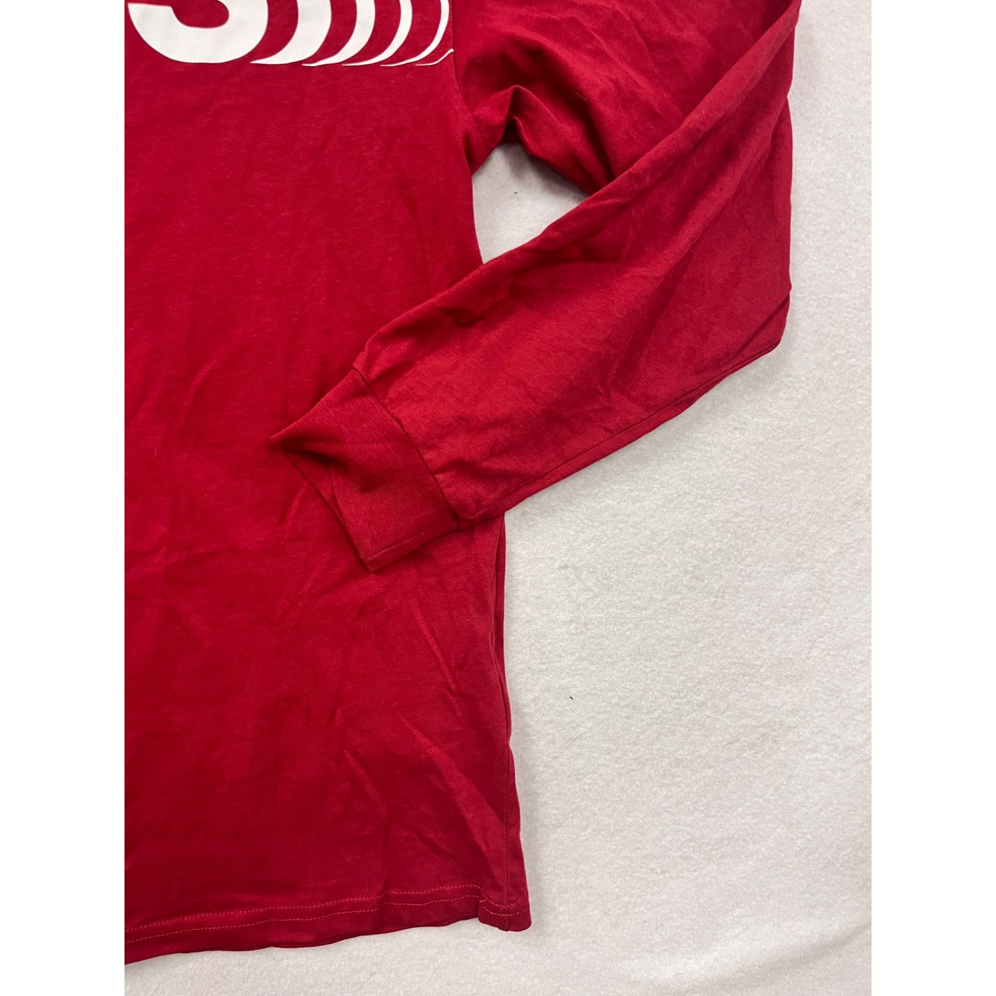Vans Mens Red Long-Sleeve Classic Fit T-Shirt #8268