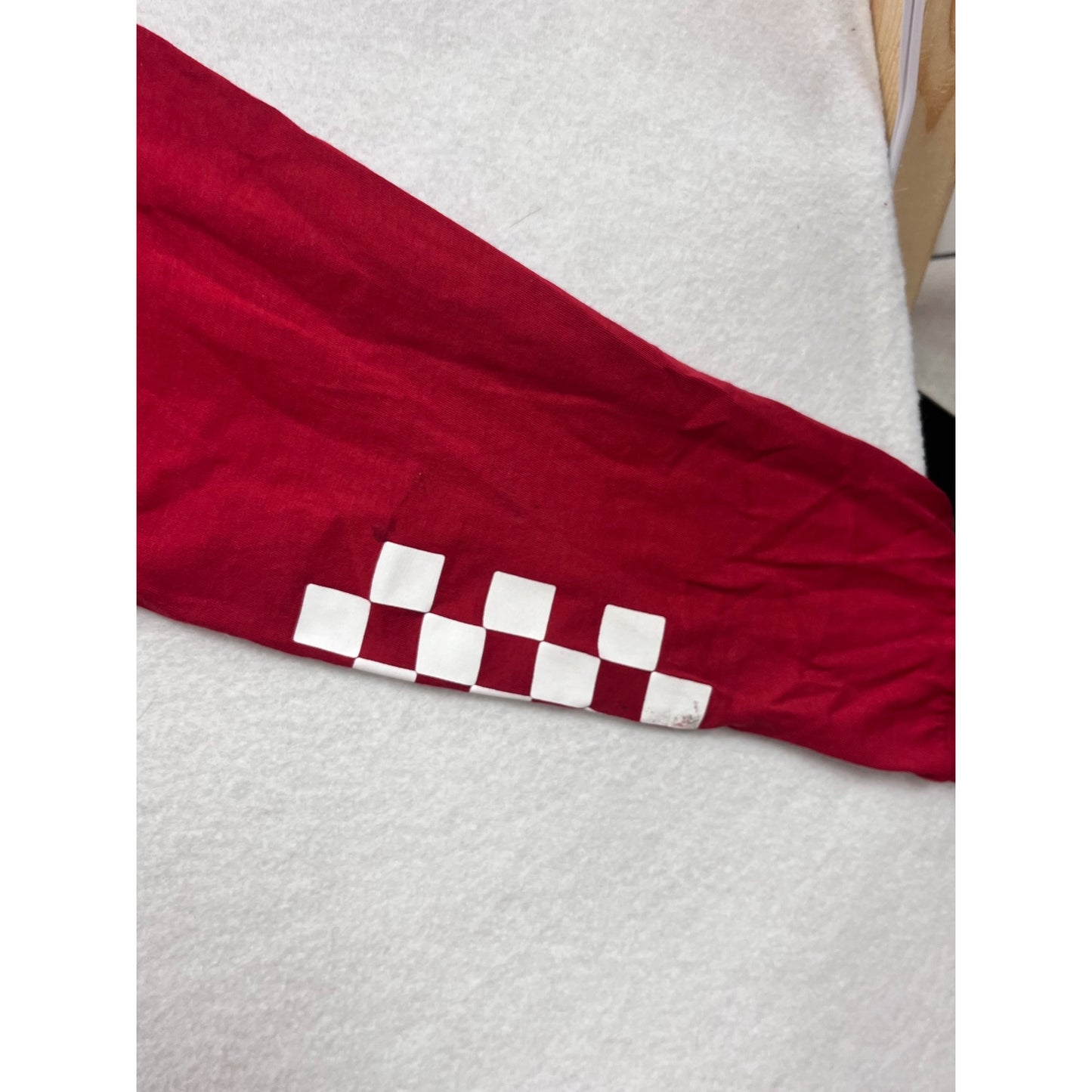 Vans Mens Red Long-Sleeve Classic Fit T-Shirt #8268