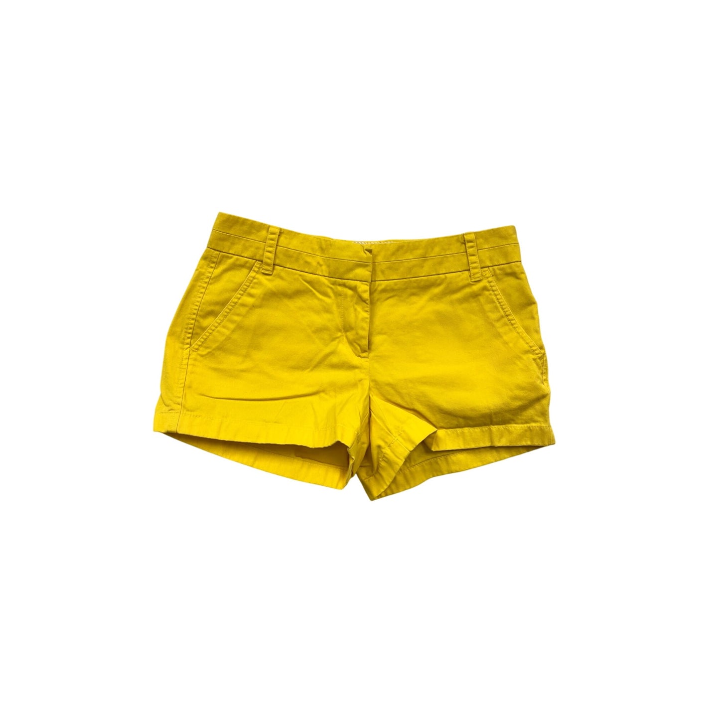 J.Crew Chino Shorts Bright Yellow Size 2 #901A