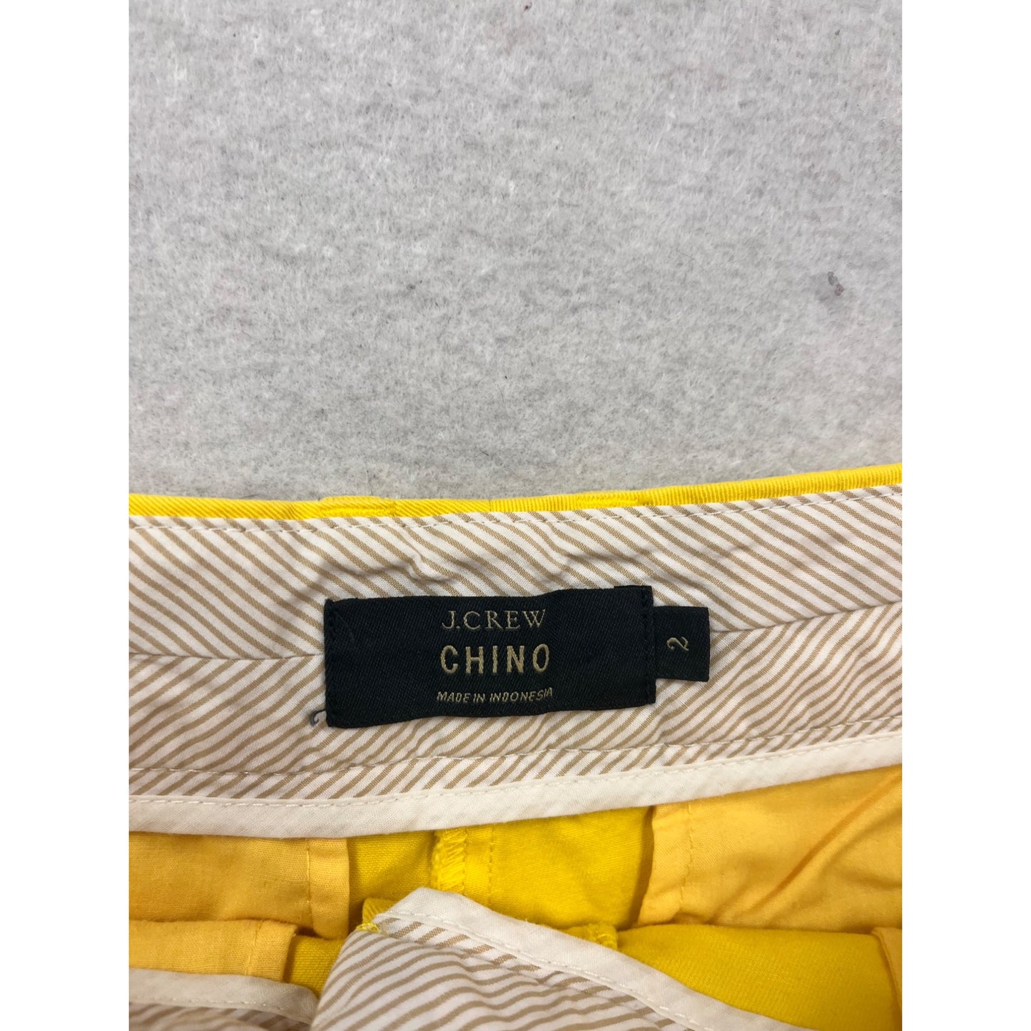J.Crew Chino Shorts Bright Yellow Size 2 #901A