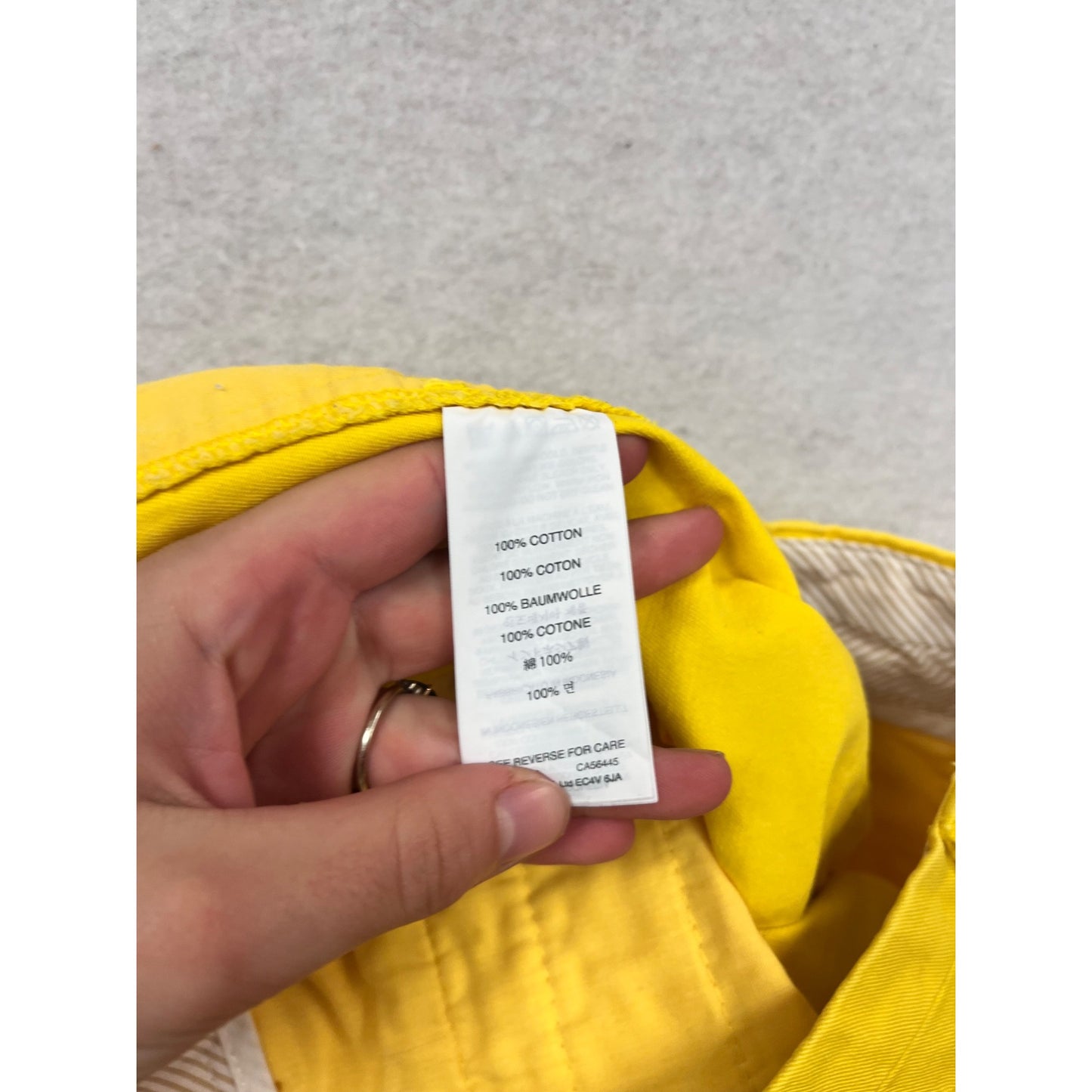 J.Crew Chino Shorts Bright Yellow Size 2 #901A