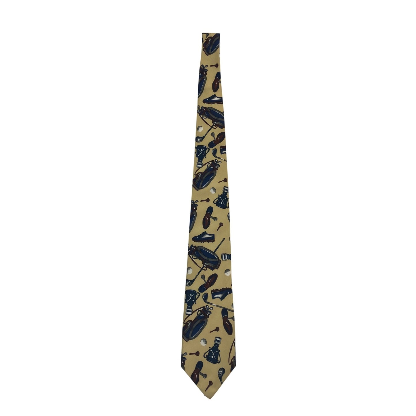 Yellow Golf Necktie #2699