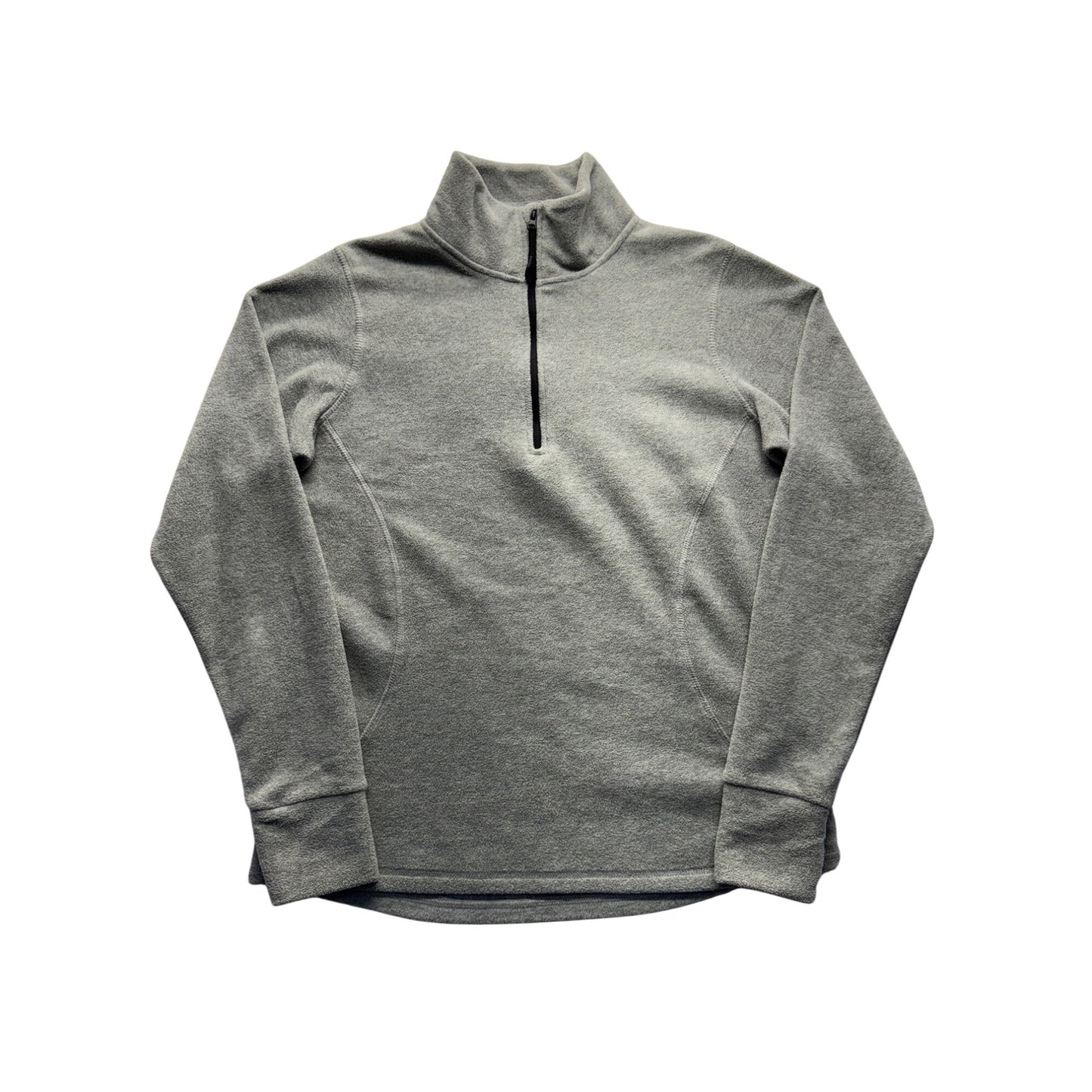 Everlast Womens Gray 1/4 Zip Fleece Pullover XL 100% Recycled Polyester 9430