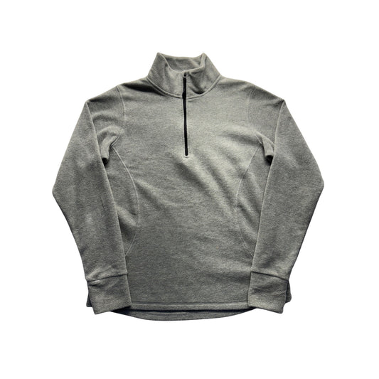 Everlast Womens Gray 1/4 Zip Fleece Pullover XL 100% Recycled Polyester 9430