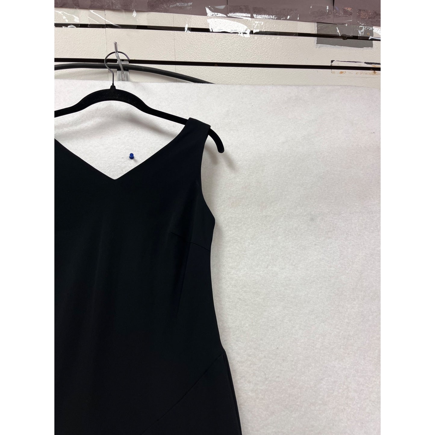 Talbots Black Sleeveless V-Neck Maxi Dress Size 4 #560A