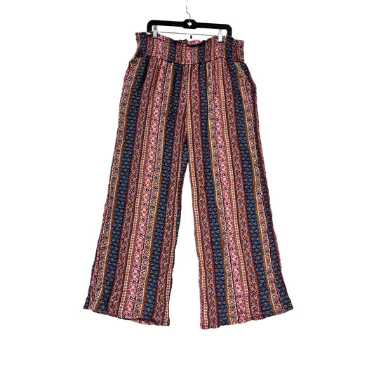 Boho Style XL Wide-Leg Pants #678A