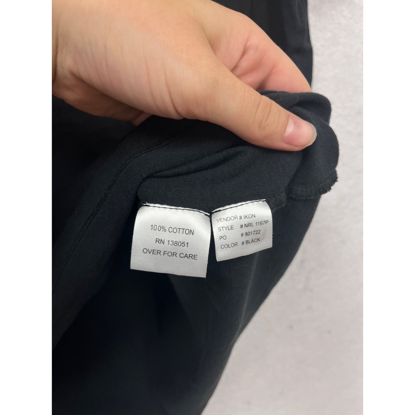 North River Outfitters Black T-Shirt 1X #509A