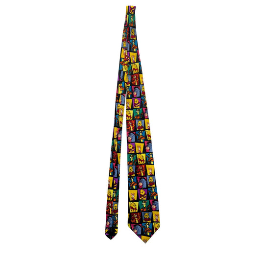 Disney Winnie The Pooh Colorful Character Print Tie By Exquisite Apparel 397B