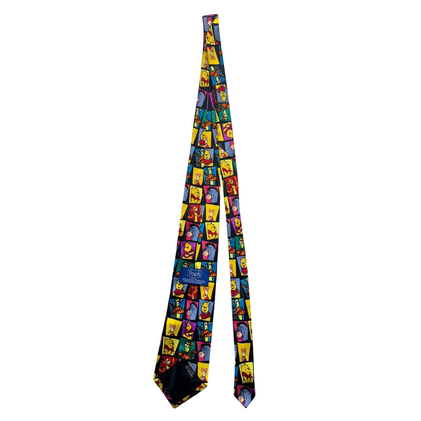 Disney Winnie The Pooh Colorful Character Print Tie By Exquisite Apparel 397B