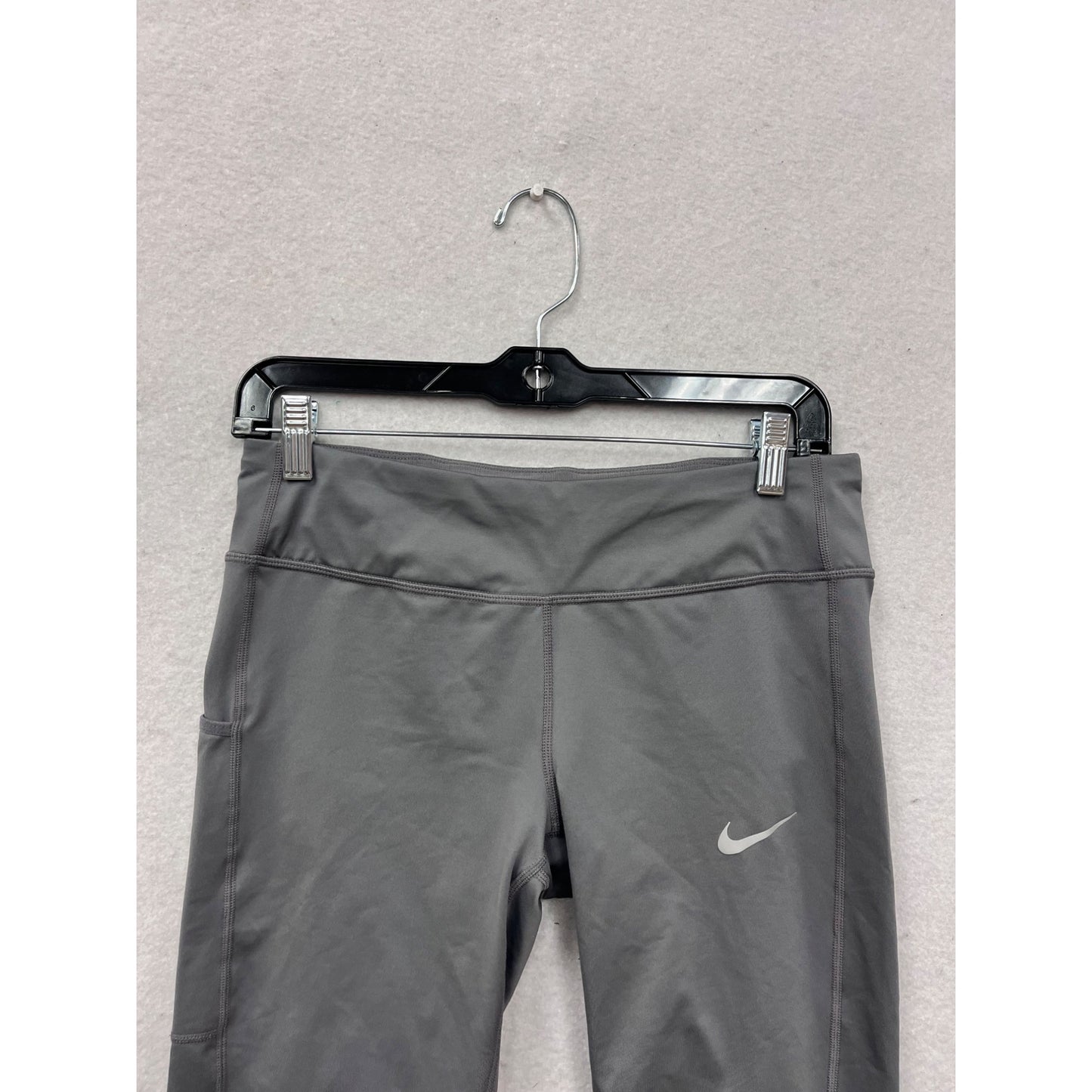 Nike Dri-Fit Gray Cropped Leggings Medium #8749