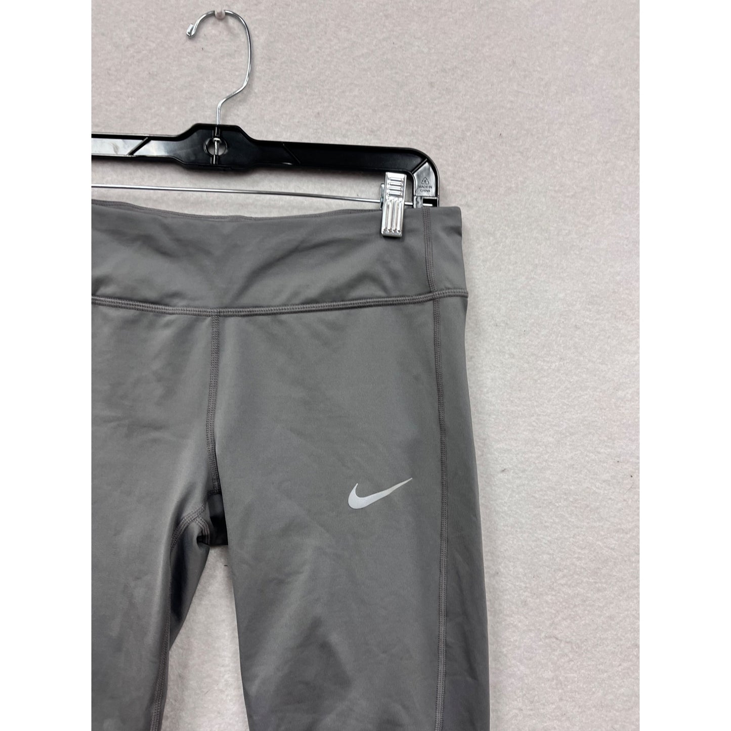 Nike Dri-Fit Gray Cropped Leggings Medium #8749