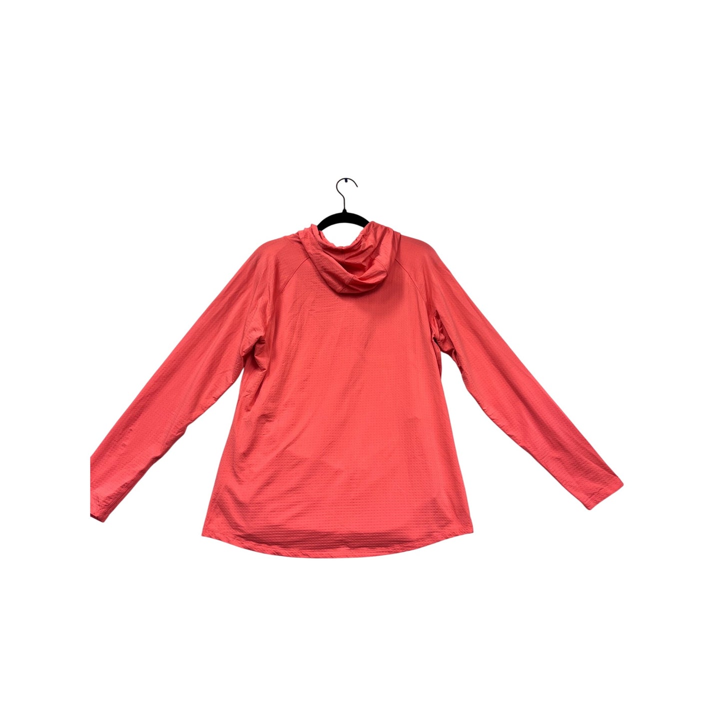 Bette & Court Womens Coral Lightweight Long Sleeve Hoodie Size L #977A