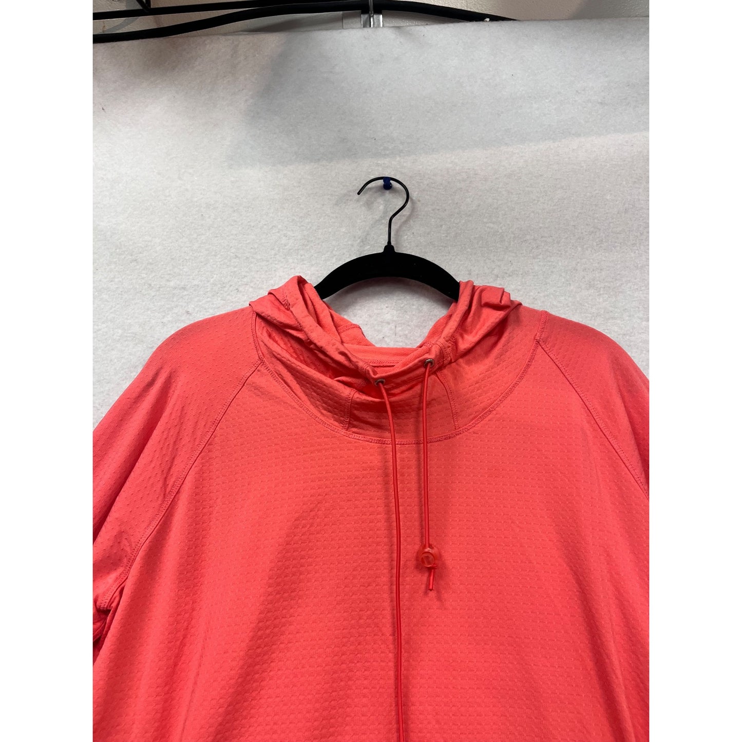 Bette & Court Womens Coral Lightweight Long Sleeve Hoodie Size L #977A