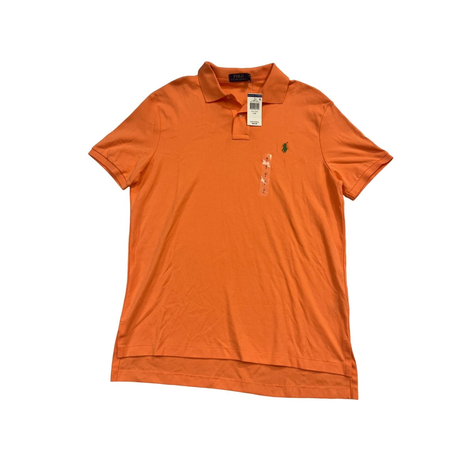 Men’s Orange Polo #2345