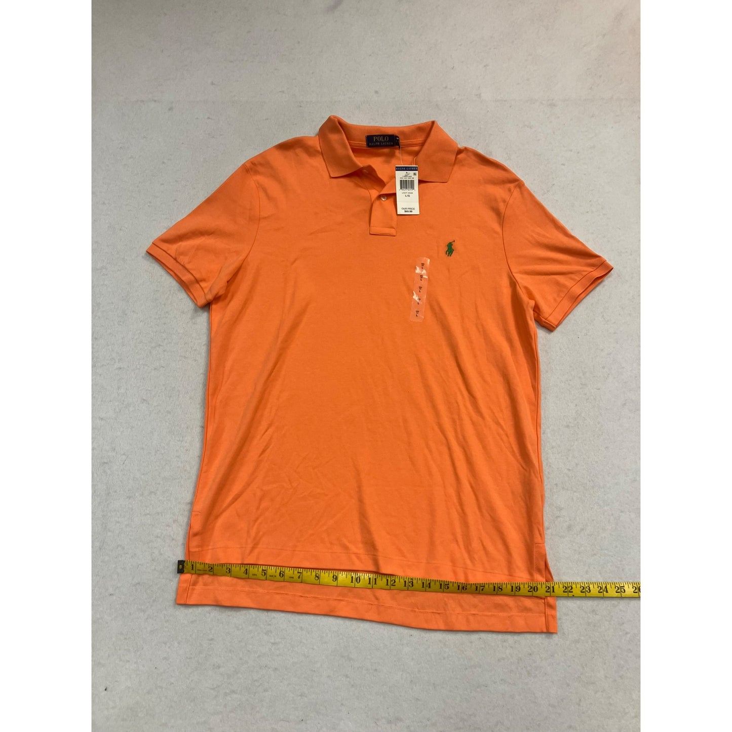 Men’s Orange Polo #2345