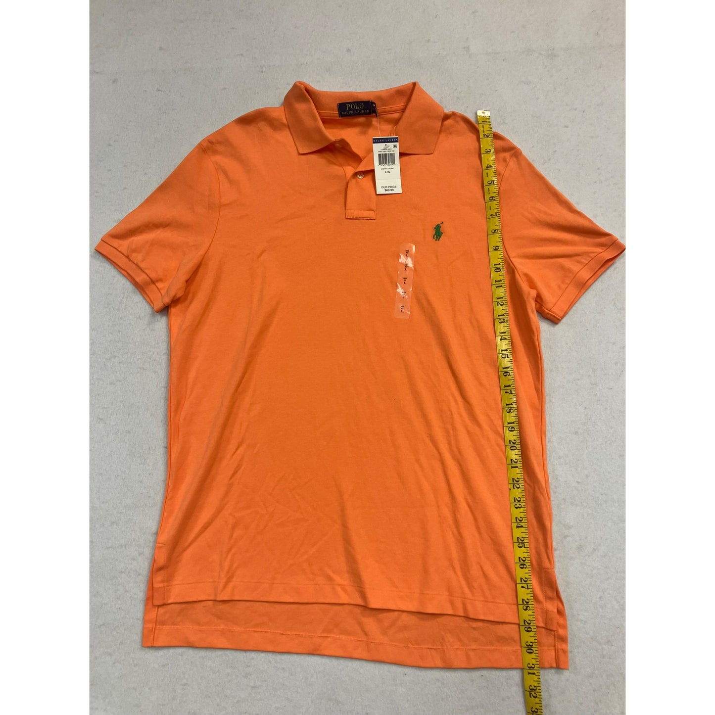 Men’s Orange Polo #2345