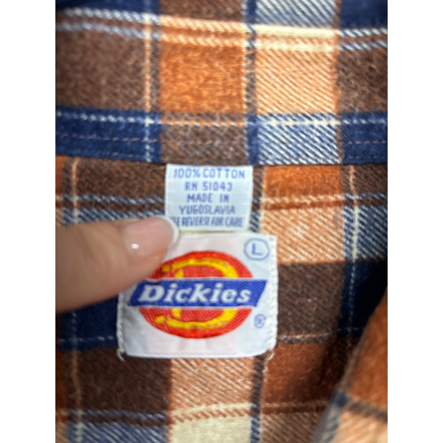 1980s original DICKIES flannel #2743