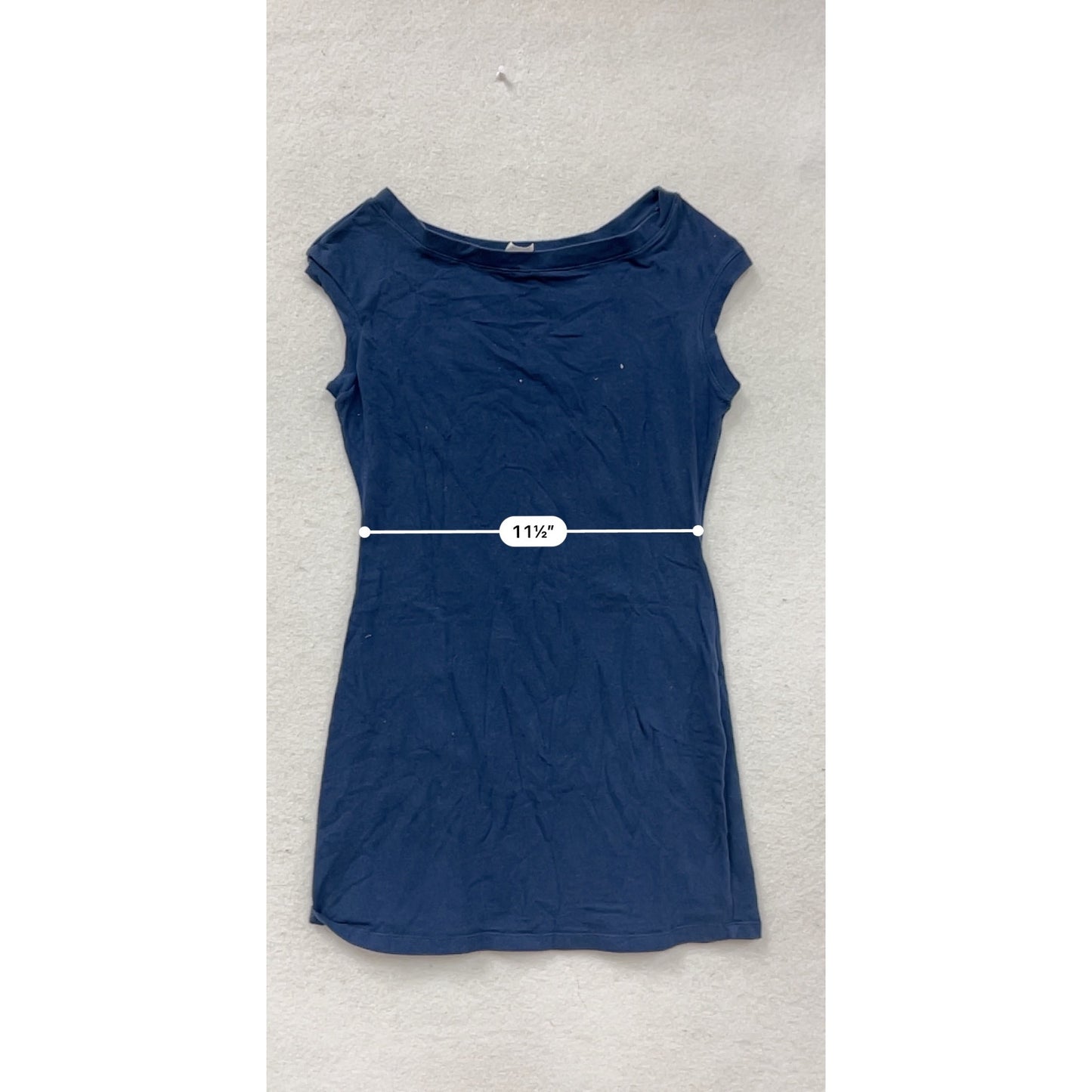 Navy Cap Sleeve Dress By Angelrox S #8863