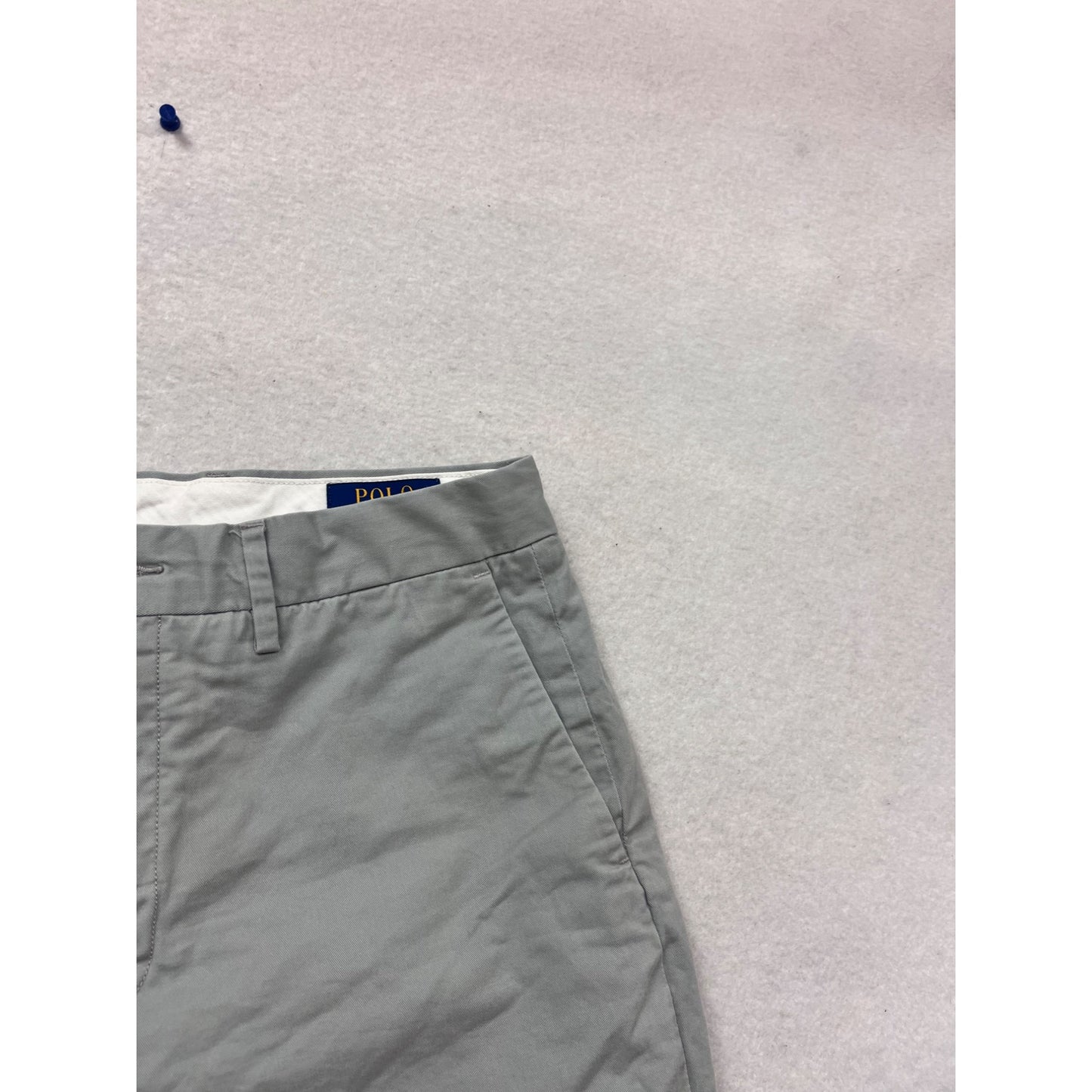 Polo Ralph Lauren Stretch Classic Fit Shorts Grey Size 29 #856A