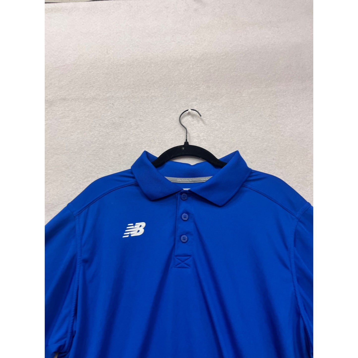 New Balance Mens Blue Performance Polo Shirt L #248A