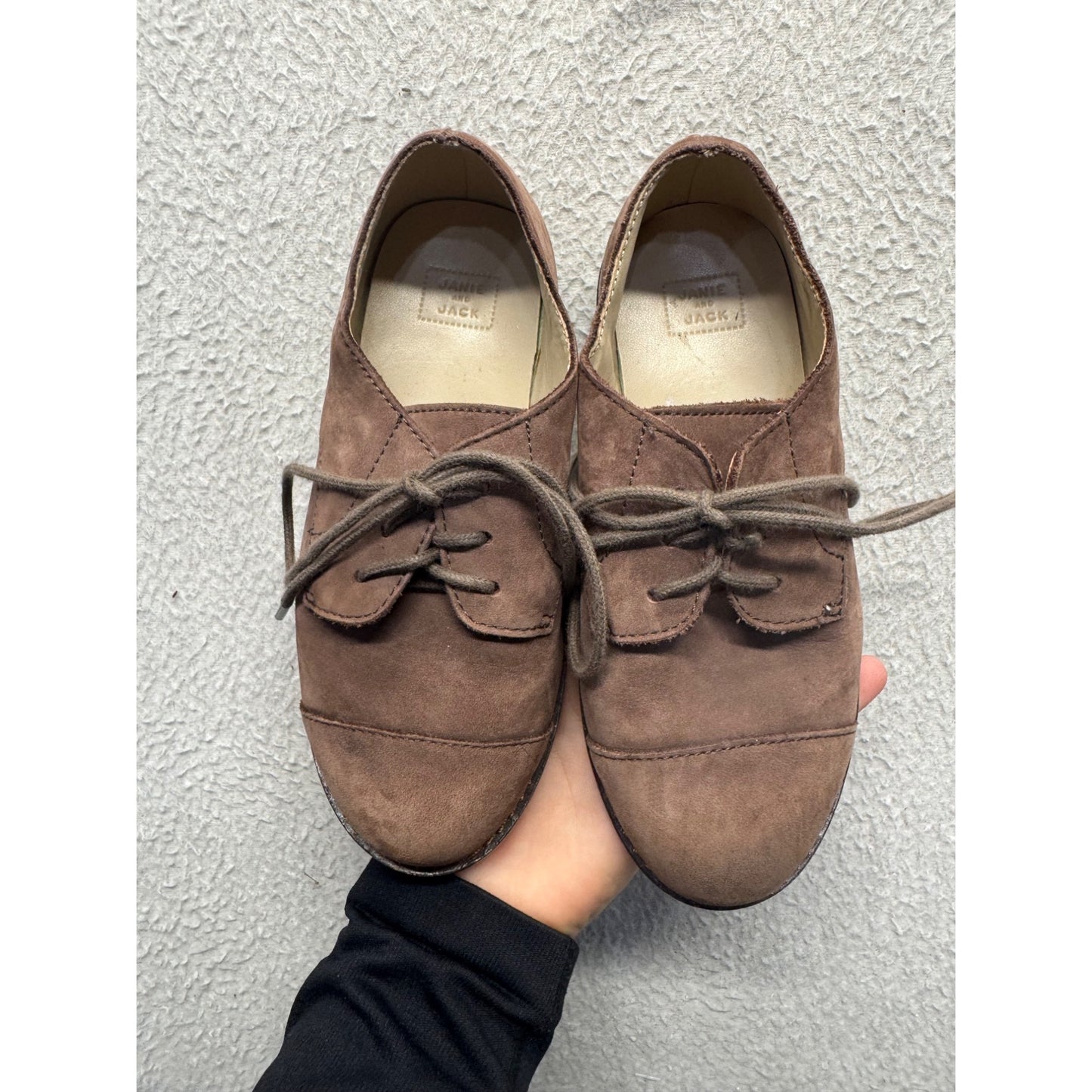 Brown Suede Lace-Up Oxford Shoes Womens Size 8 By Jack Rogers #383B