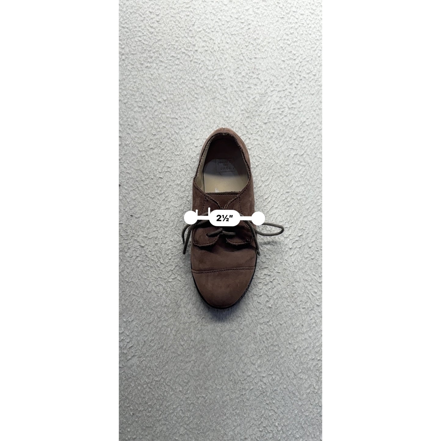 Brown Suede Lace-Up Oxford Shoes Womens Size 8 By Jack Rogers #383B