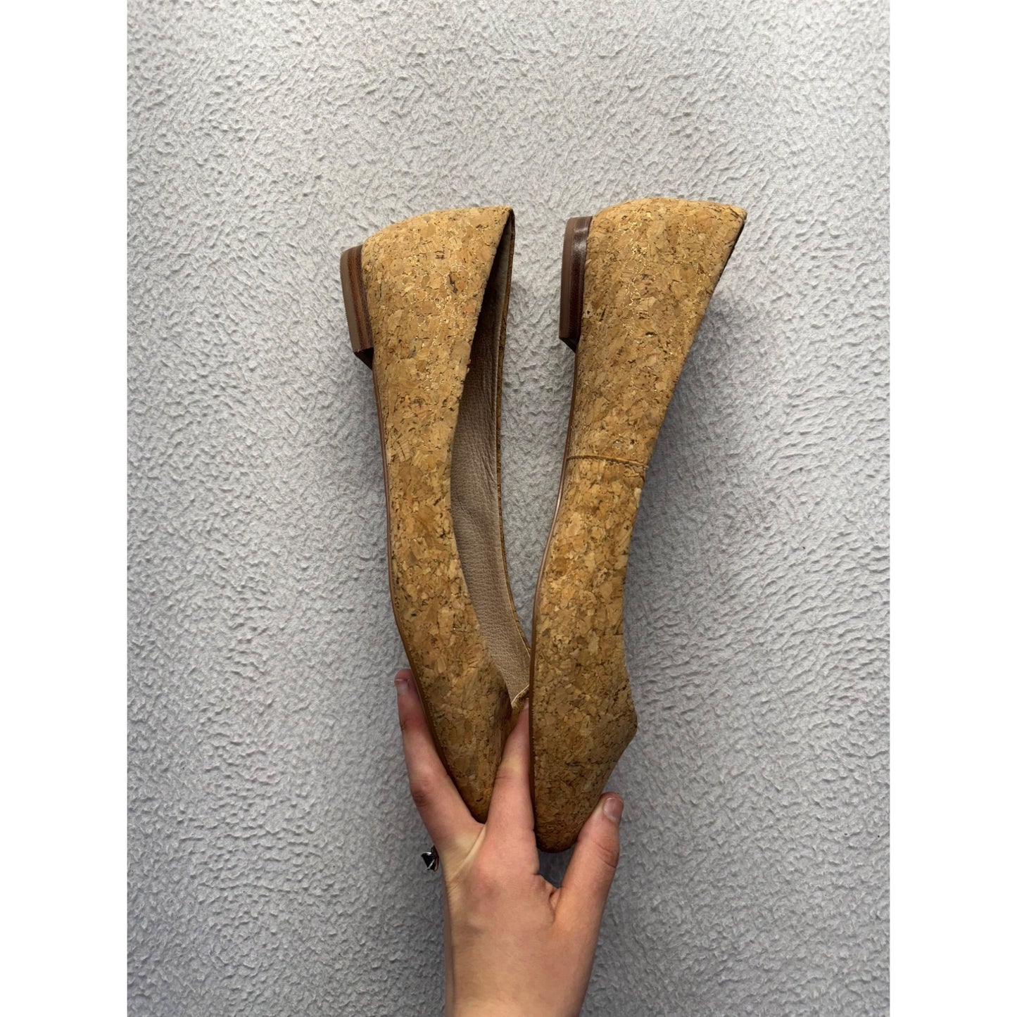 Corso Como Cork Pointed Toe Flats 11M 9477