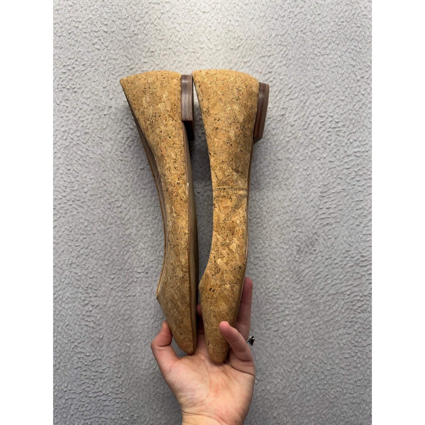 Corso Como Cork Pointed Toe Flats 11M 9477