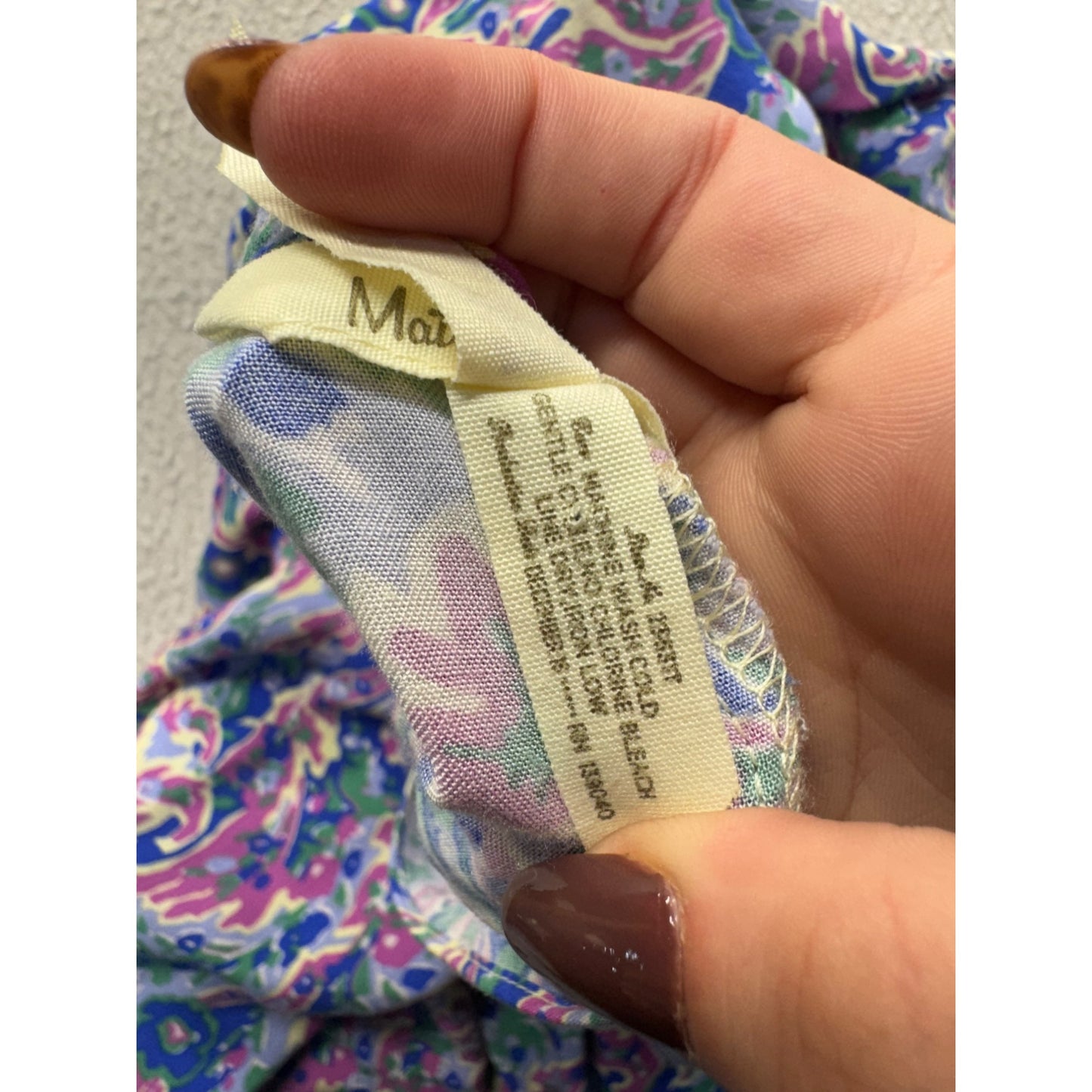 Matilda Jane Paisley Print V-Neck Cap Sleeve Swing Dress Size 5 241B