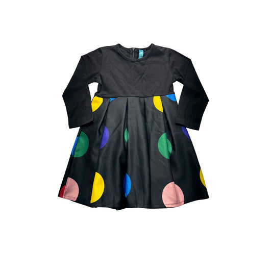 Girls Long Sleeve Polka Dot Dress #7471