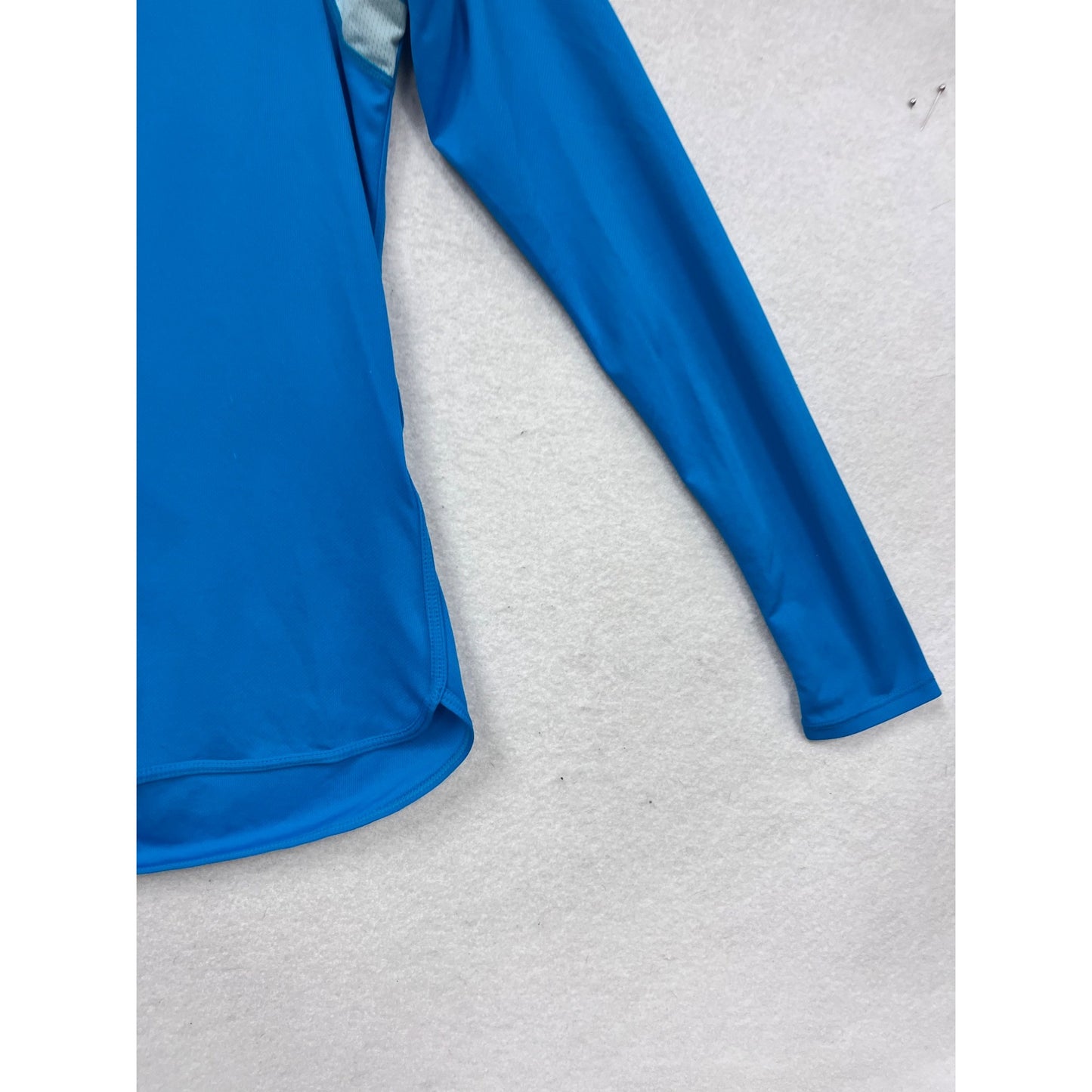 Nike Dri-Fit Long Sleeve Athletic Shirt Blue Size S #355A