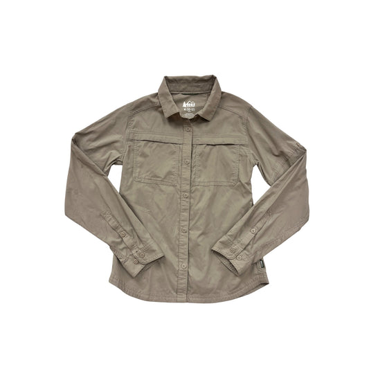 REI Co-Op Girls M (10-12) Lightweight Safari Shirt #8449