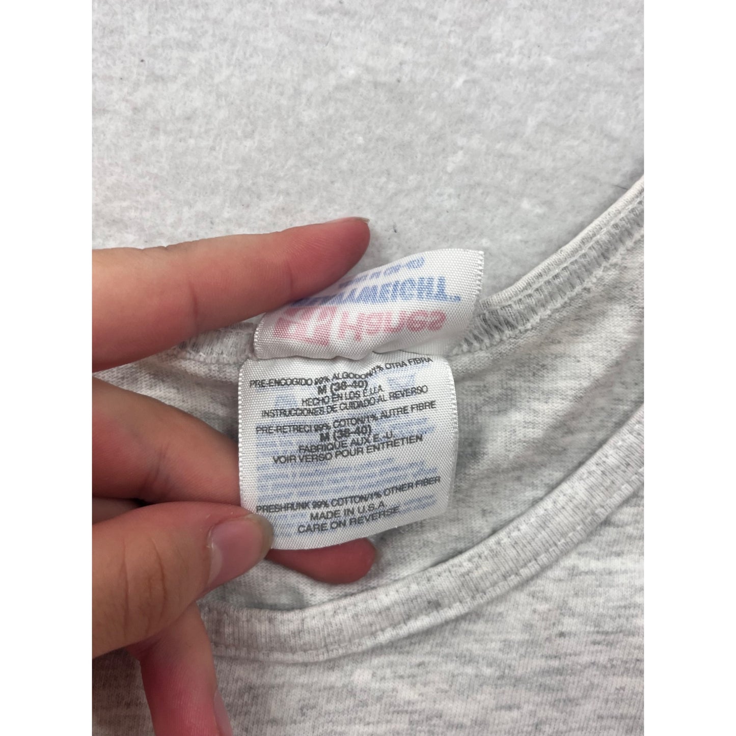 Vintage 1995 Country Jam Eau Claire USA Gray Tank Top #8874