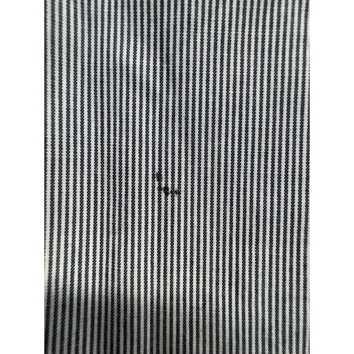 Gray Striped Button-Up Dress Shirt 100% Cotton #9089