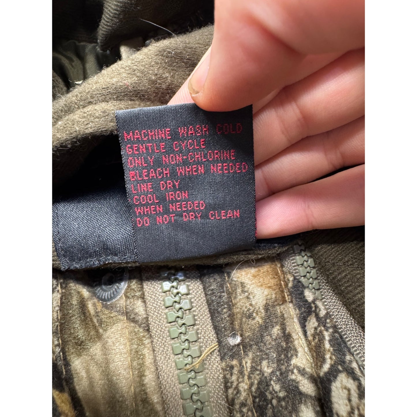 Realtree Pro-Series Camo Rain Jacket With Fleece Liner Mens Size XL #9511