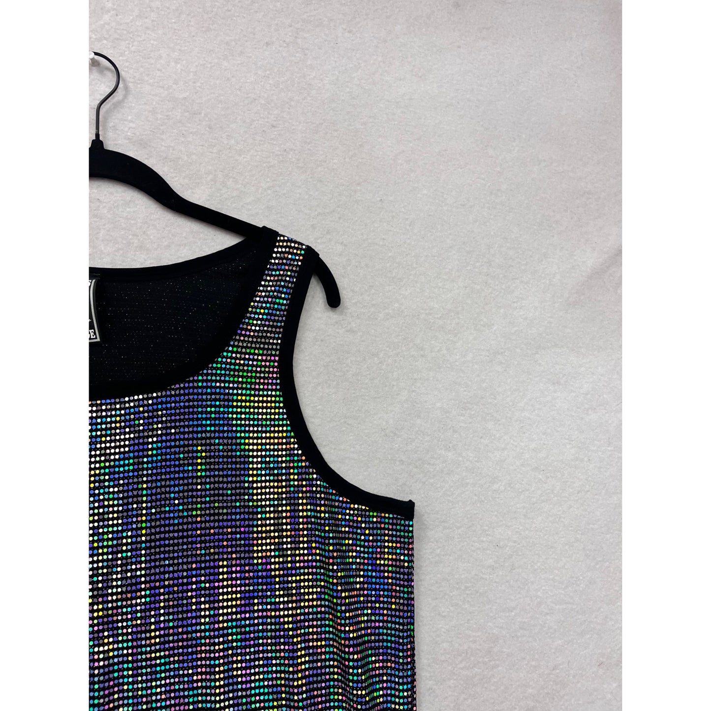 Knobs By Ryan Hill XL Holographic Tank Top #8933