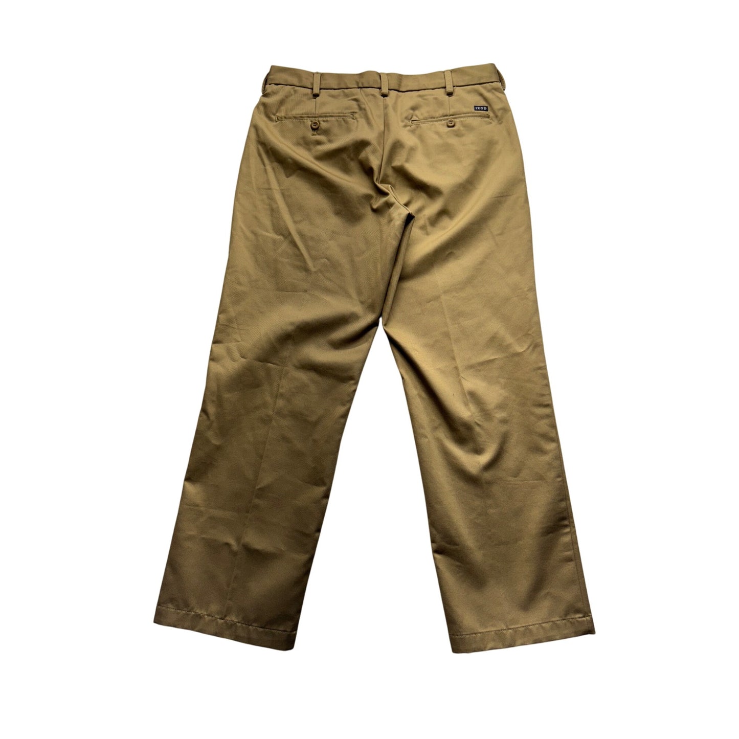 Izod Mens American Chino Slim Fit Khaki Pants 34x29 #7949