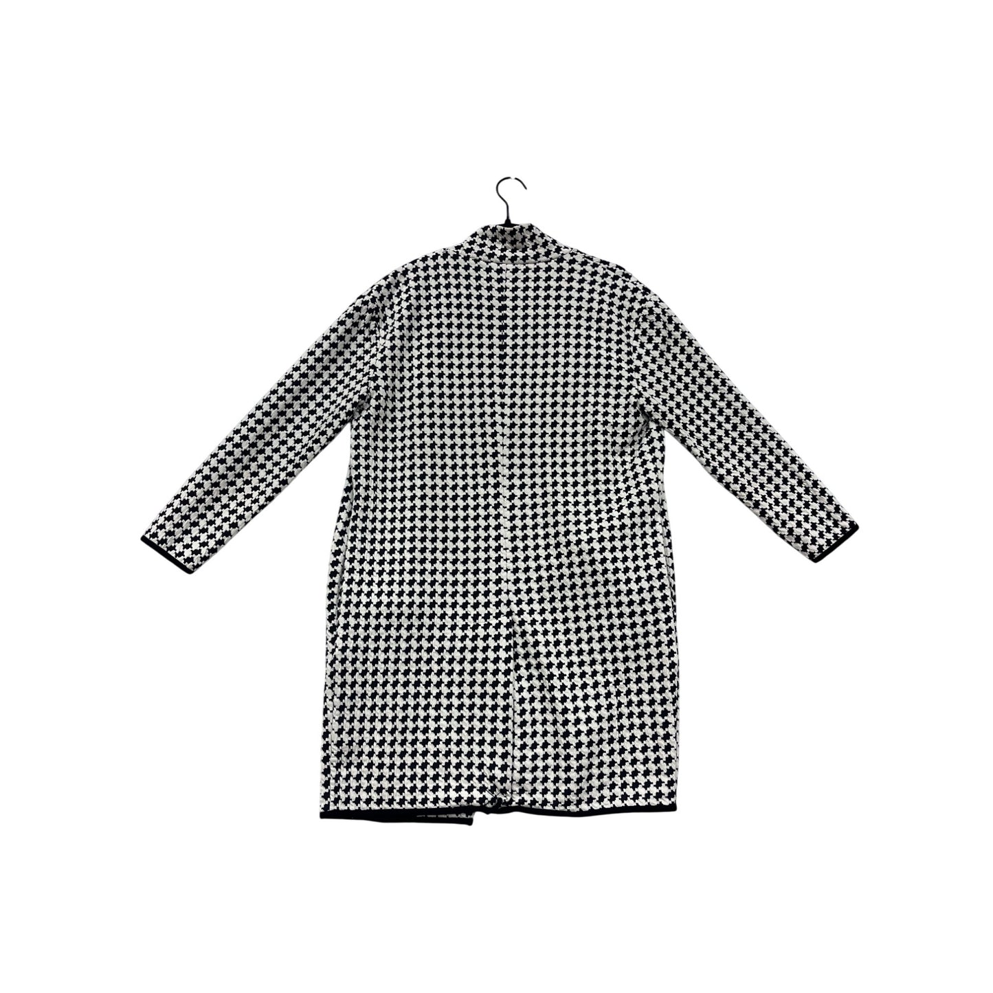 Houndstooth Open-Front Coat Small #8436