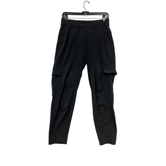 Athleta Womens Black Cargo Pants Size 6 Recycled Polyester Blend #8388