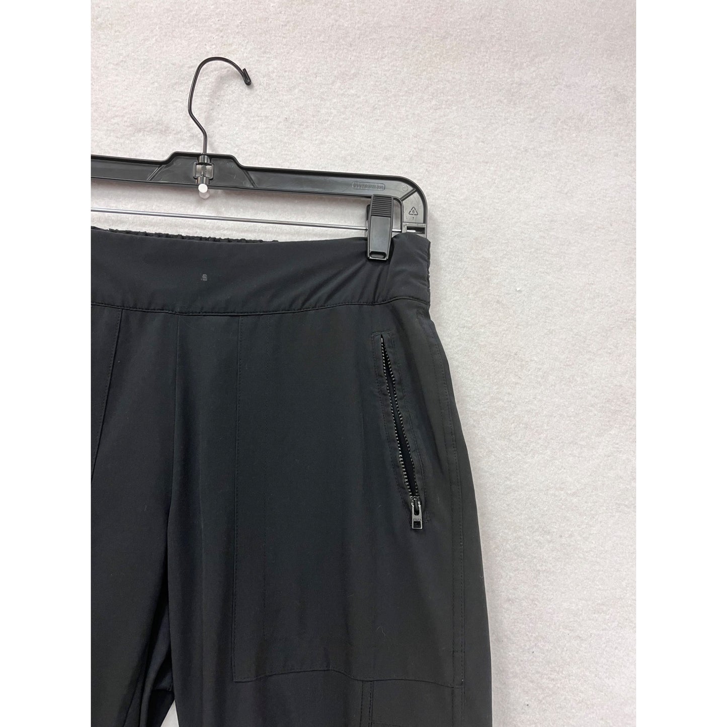 Athleta Womens Black Cargo Pants Size 6 Recycled Polyester Blend #8388