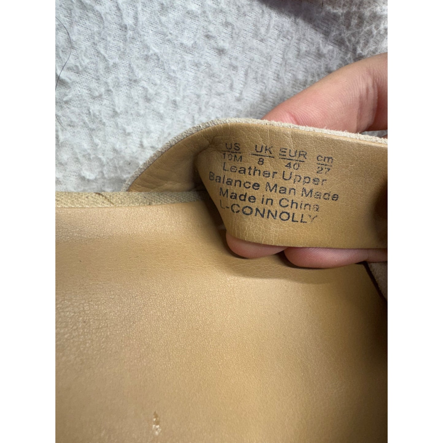 Franco Sarto Beige Suede Ankle Strap Platform Sandals Size 10 #7920