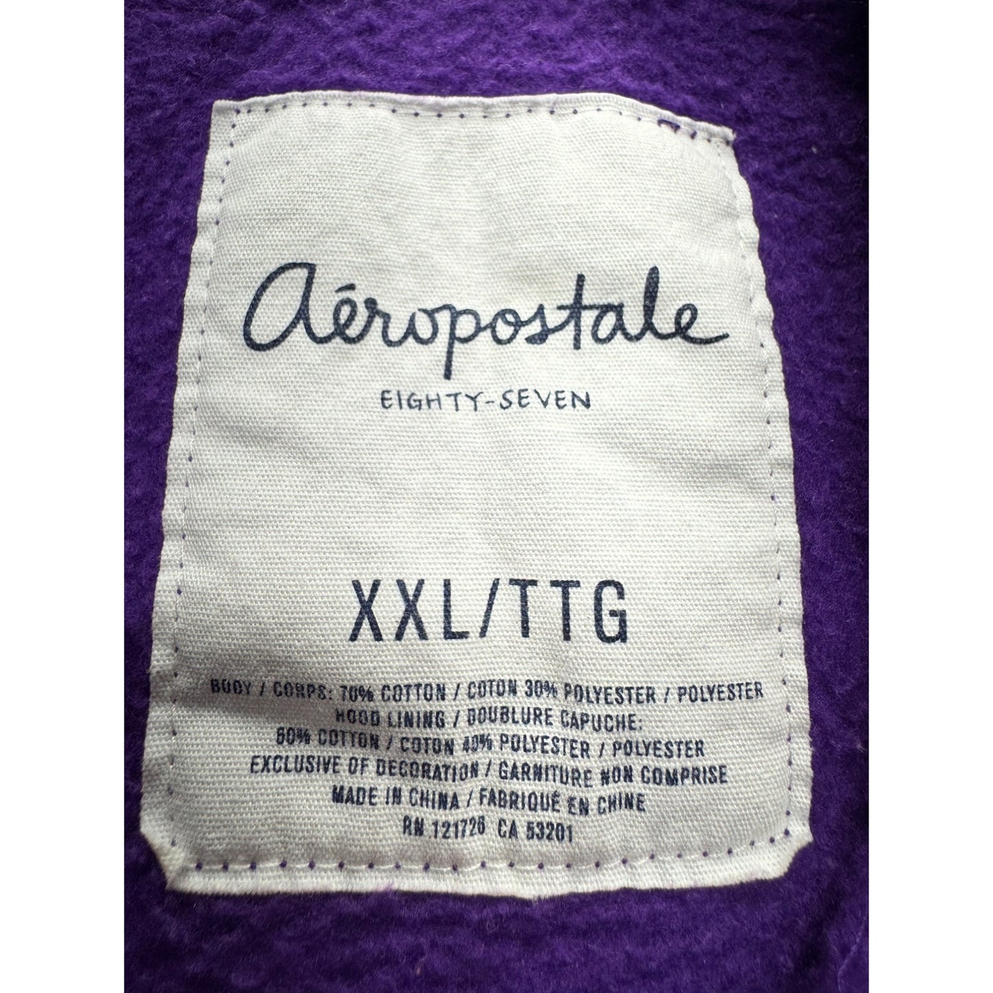 Men’s Aeropostale Zip Up Hoodie #5460