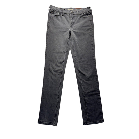 Eddie Bauer Slim Straight Slightly Curvy Jeans Size 4 Gray #7929