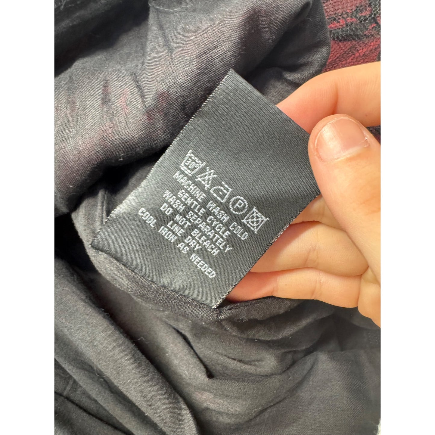 Hearts & Roses Red & Black Lace-Up Sleeveless Floral Gothic Dress #9574