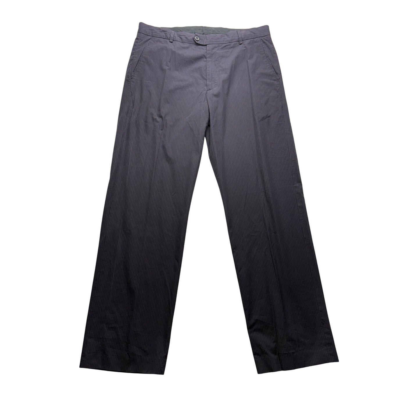 Banana Republic Mens 35x34 Navy Pinstripe  Dress Pants #7559