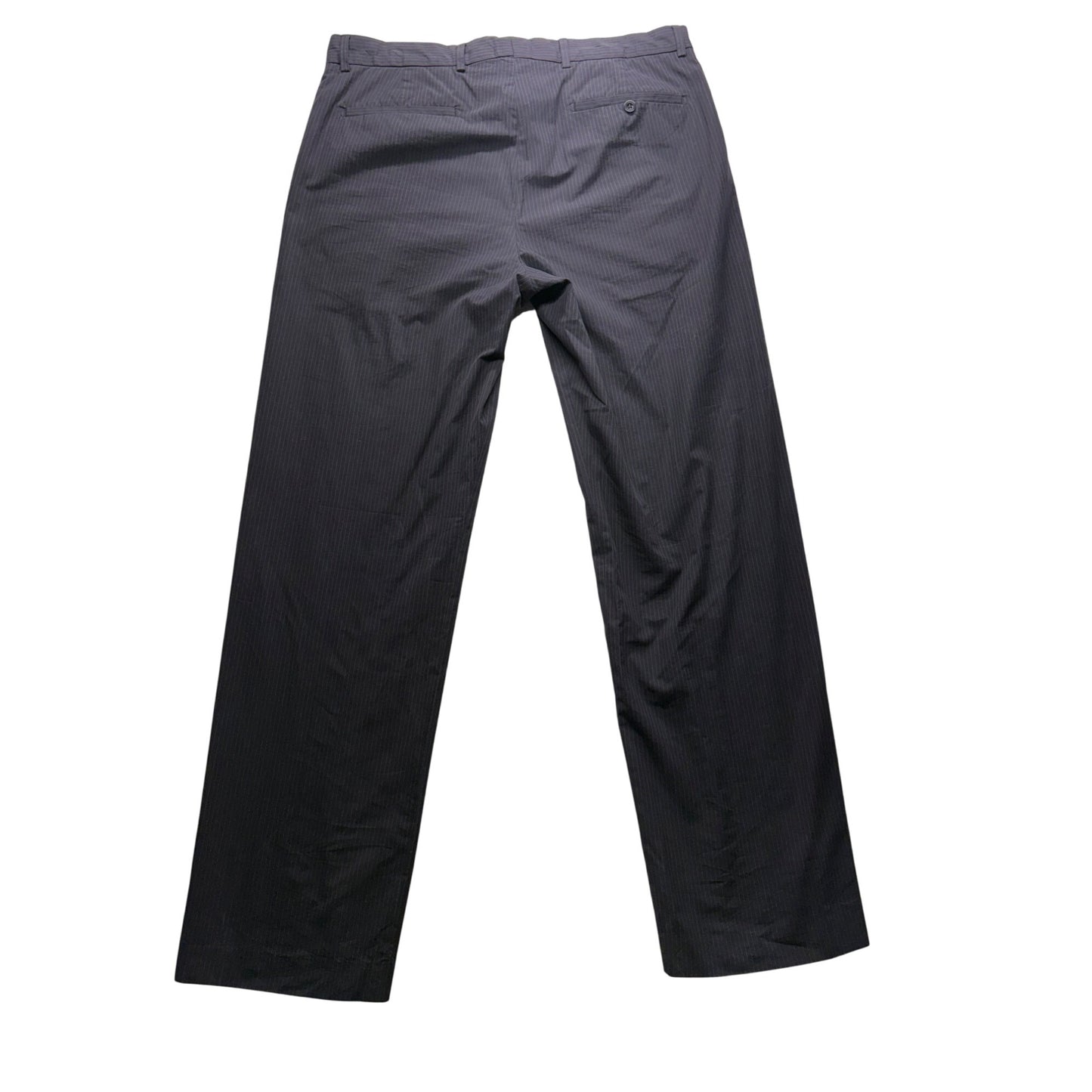Banana Republic Mens 35x34 Navy Pinstripe  Dress Pants #7559