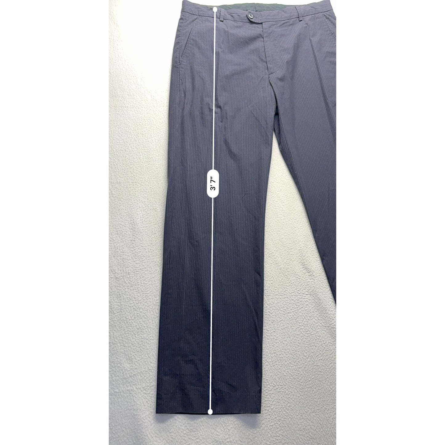 Banana Republic Mens 35x34 Navy Pinstripe  Dress Pants #7559